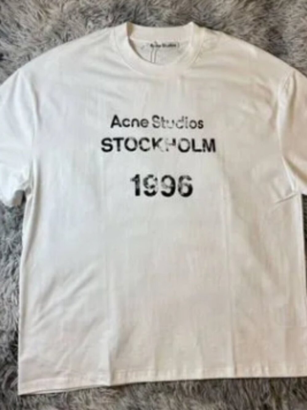 Acne Studios Stockholm 1996 Graphic T-Shirt White